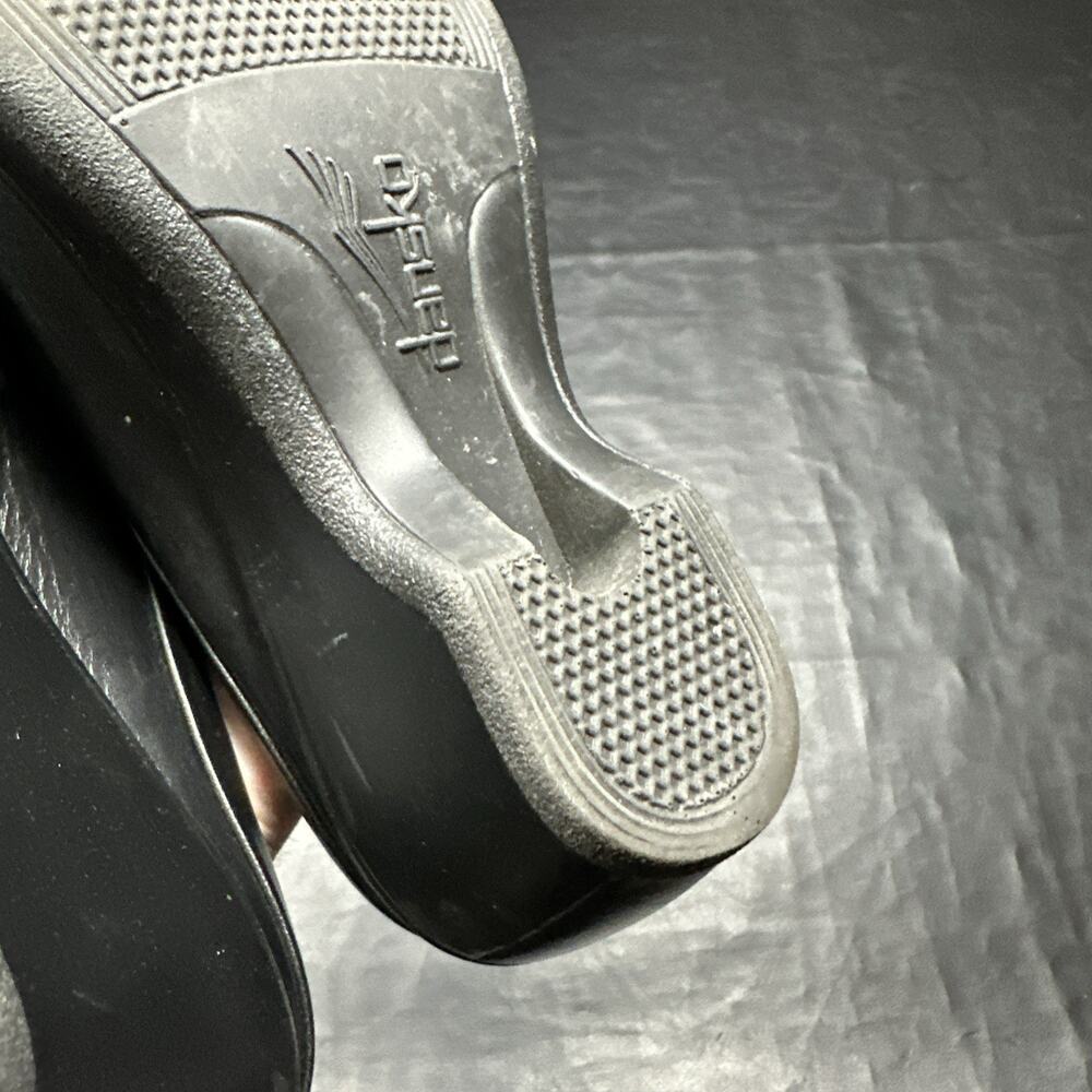 Dansko Professional Clog 39 US 8.5 9 Black Leather Stapled Nursing Medical - 800 - Picture 13 of 14